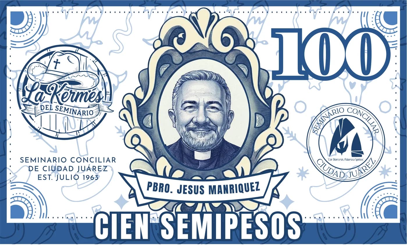 Billete de cien semipesos de la Kermés del Seminario
